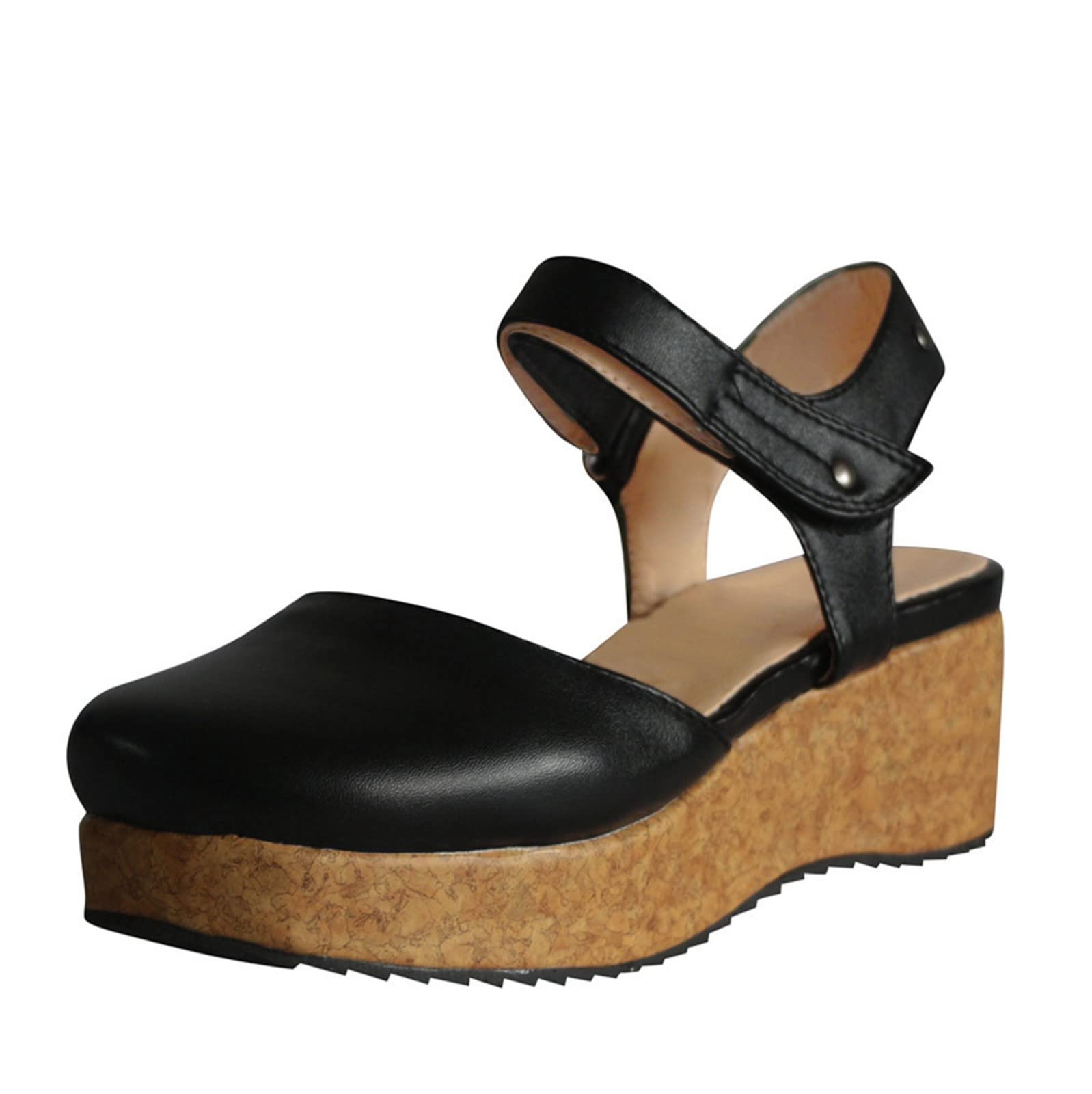 Women's Low Heel Roman Wedge Sandals - Fashion Elastic Strap Carved Heel Summer Sandals for Ladies | Perfect for Beach, Vacation, and Casual Outings