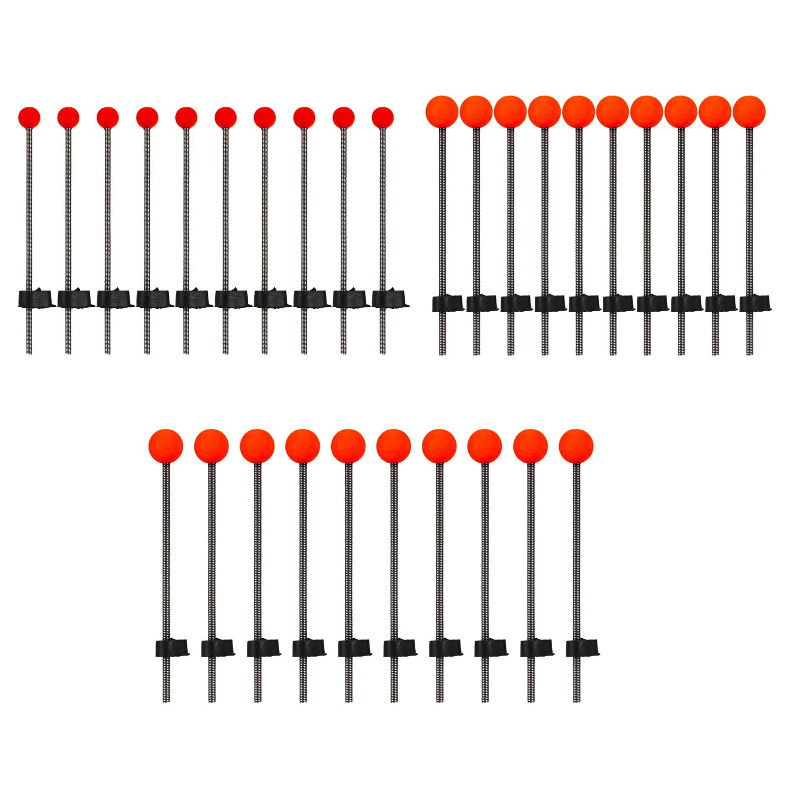 10Pcs Ice Fishing Rod Spring Tips - Durable Spring Steel Ice Fishing Pole Tips for Sensitive Bite Detection - Perfect for Ice Fishing, Winter Angling & Outdoor Fishing Adventures