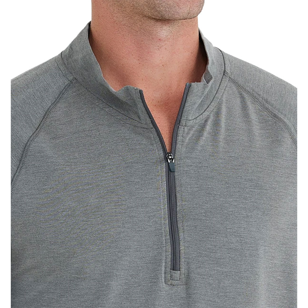 Free Fly Bamboo Flex Men's 1/4 Zip Pullover - Soft & Breathable Bamboo Fabric for Outdoor Activities, Hiking & Casual Wear