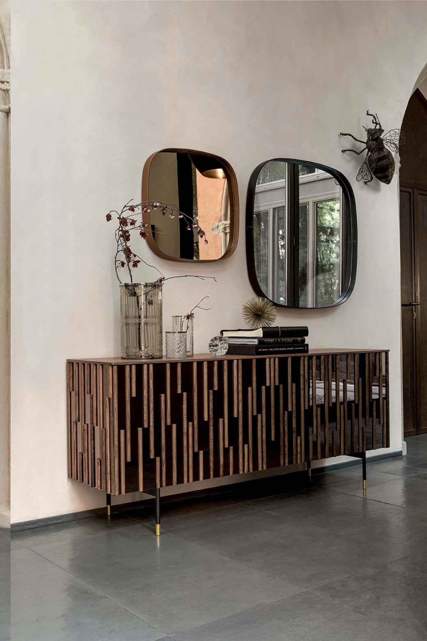 Tonin Casa Drop Sideboard - Modern Wooden Buffet Cabinet for Dining Room & Living Room Storage | Stylish & Functional Furniture for Home Decor