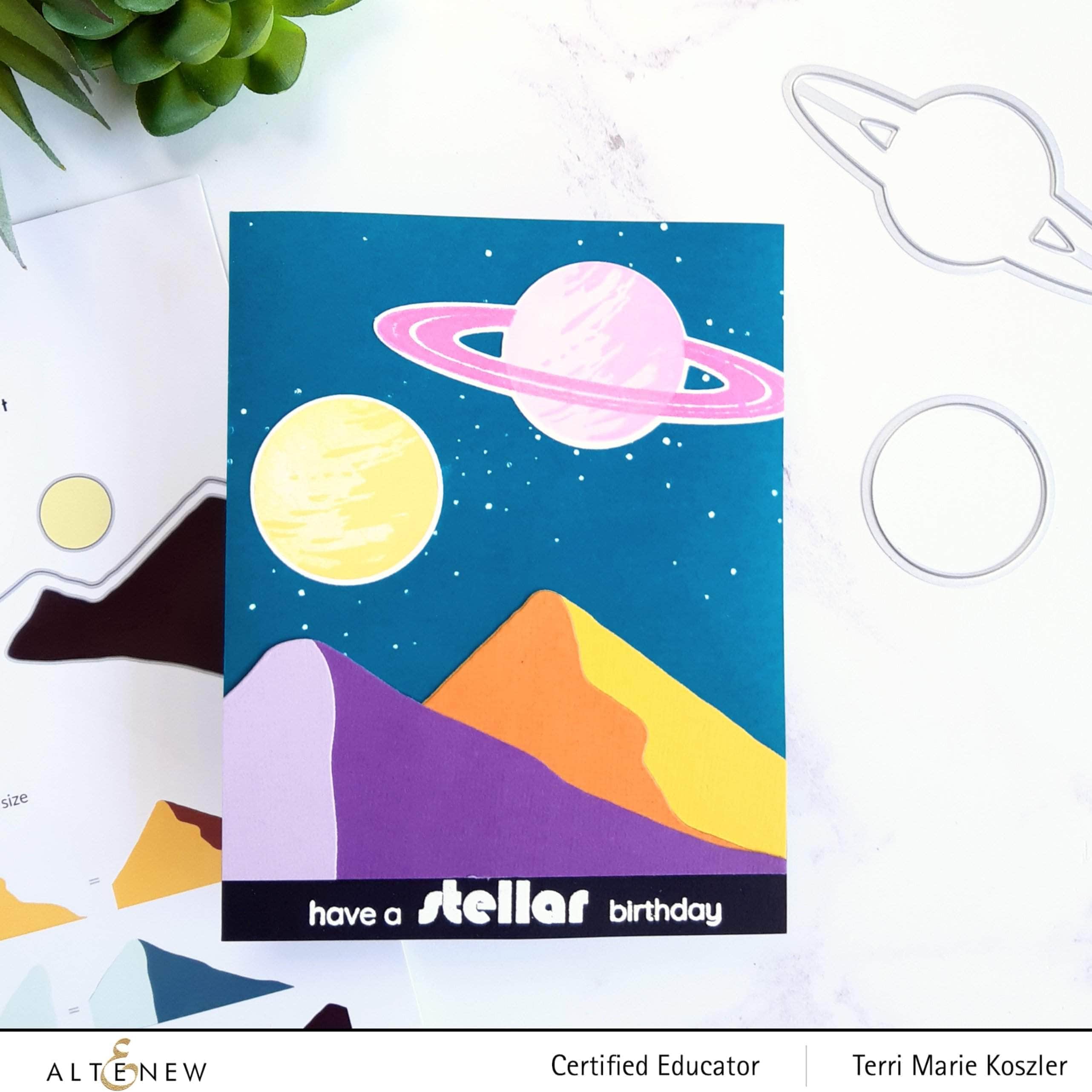Mountain Builder Die Set for Card Making and Scrapbooking - Perfect for DIY Greeting Cards, Invitations, and Paper Crafts