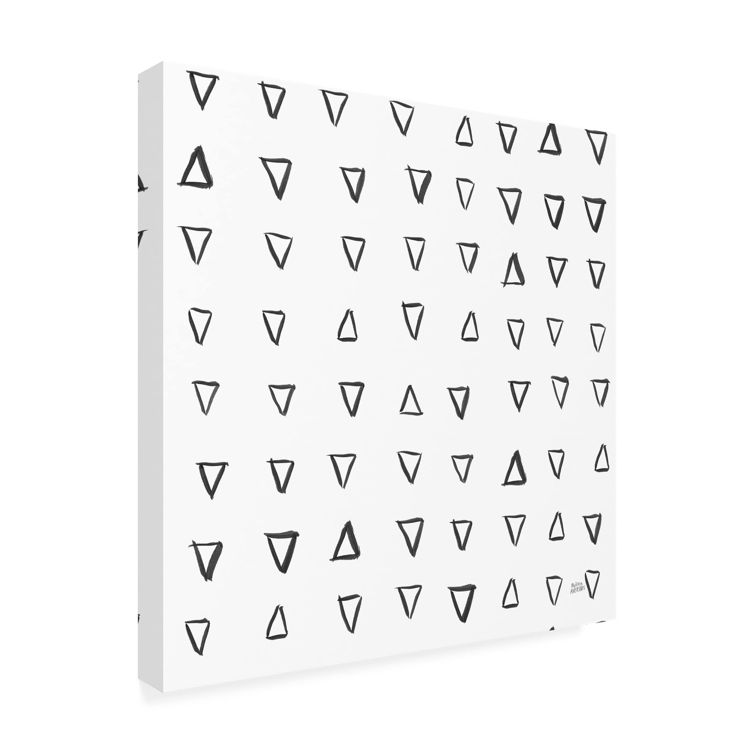 Trademark Fine Art 'Scandy Baby Pattern XIVA' Canvas Wall Art by Melissa Averinos - Perfect for Nursery, Kids Room & Boho Home Decor