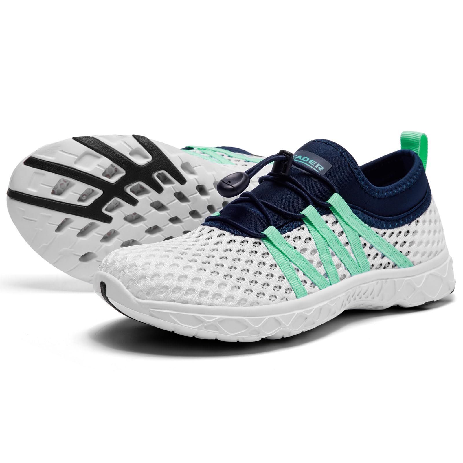 Aleader Women's Quick-Dry Mesh Slip-On Water Shoes for Beach, Pool, Yoga & Travel - Lightweight & Comfortable Aqua Shoes
