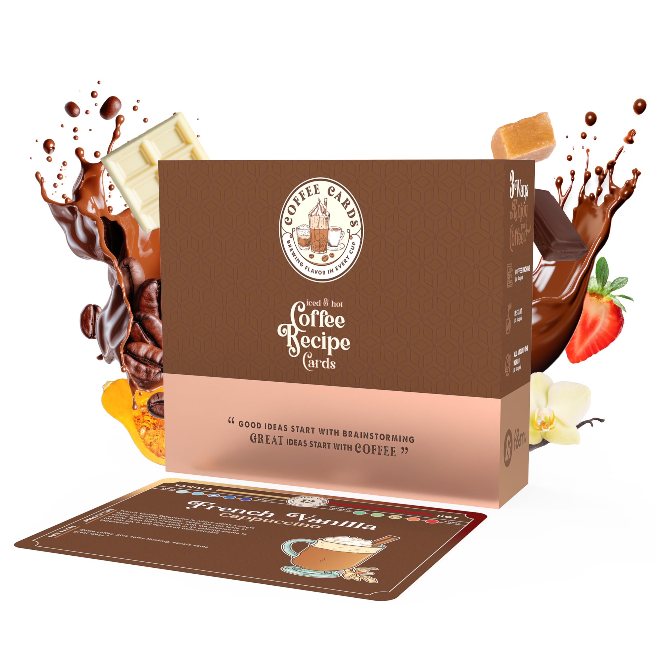 Premium Coffee Gift Set for Coffee Lovers - Compact & Convenient Coffee Bar Accessories, Essential Kitchen Decor & Station Addition - Perfect for Home, Office & Gifting