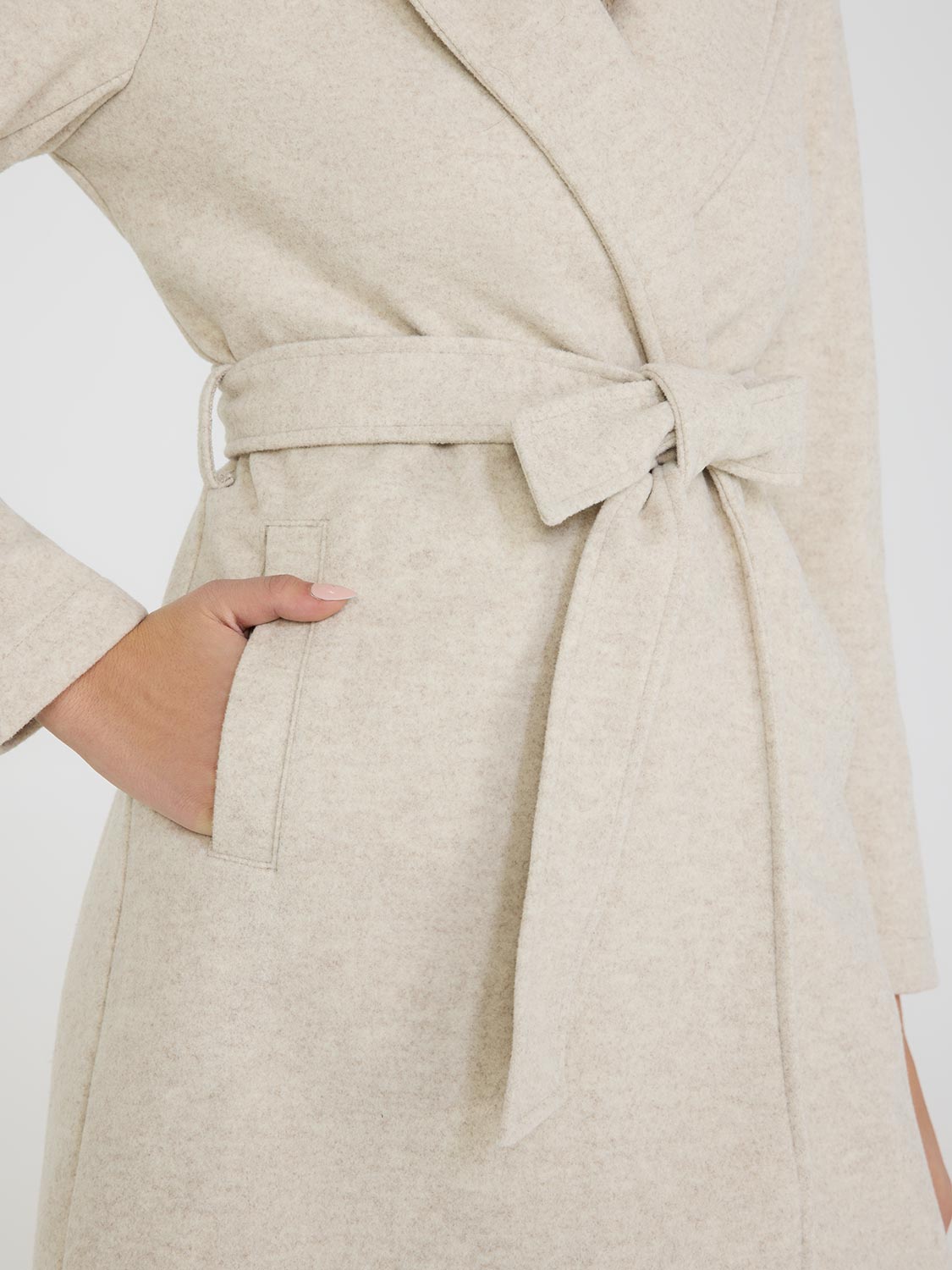 Women's Hooded Wrap Coat - Soft Fleece Long Cardigan for Winter, Cozy Loungewear & Outdoor Wear - Perfect for Home, Office, and Travel