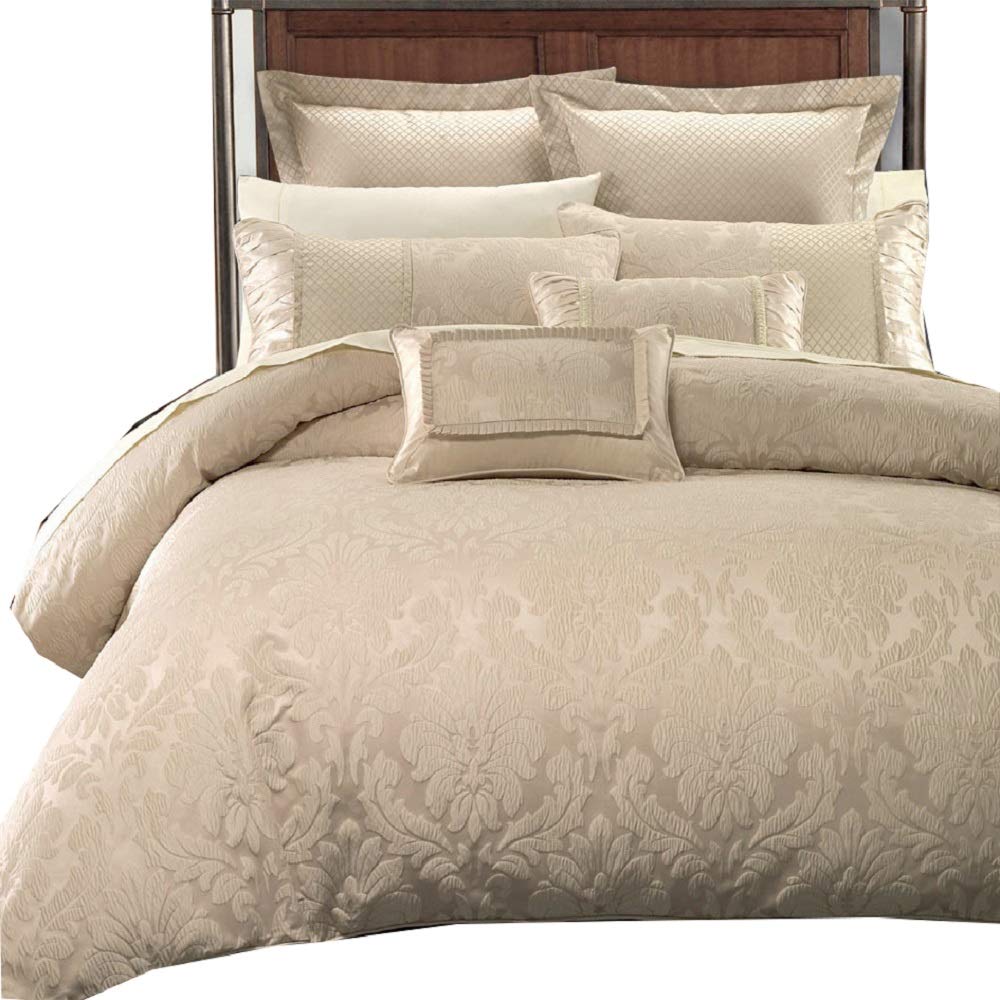 8PC Luxury King Size Sara Bed in a Bag By Royal Hotel Collection - Premium Bedding Set for Comfortable Sleep & Stylish Bedroom Decor