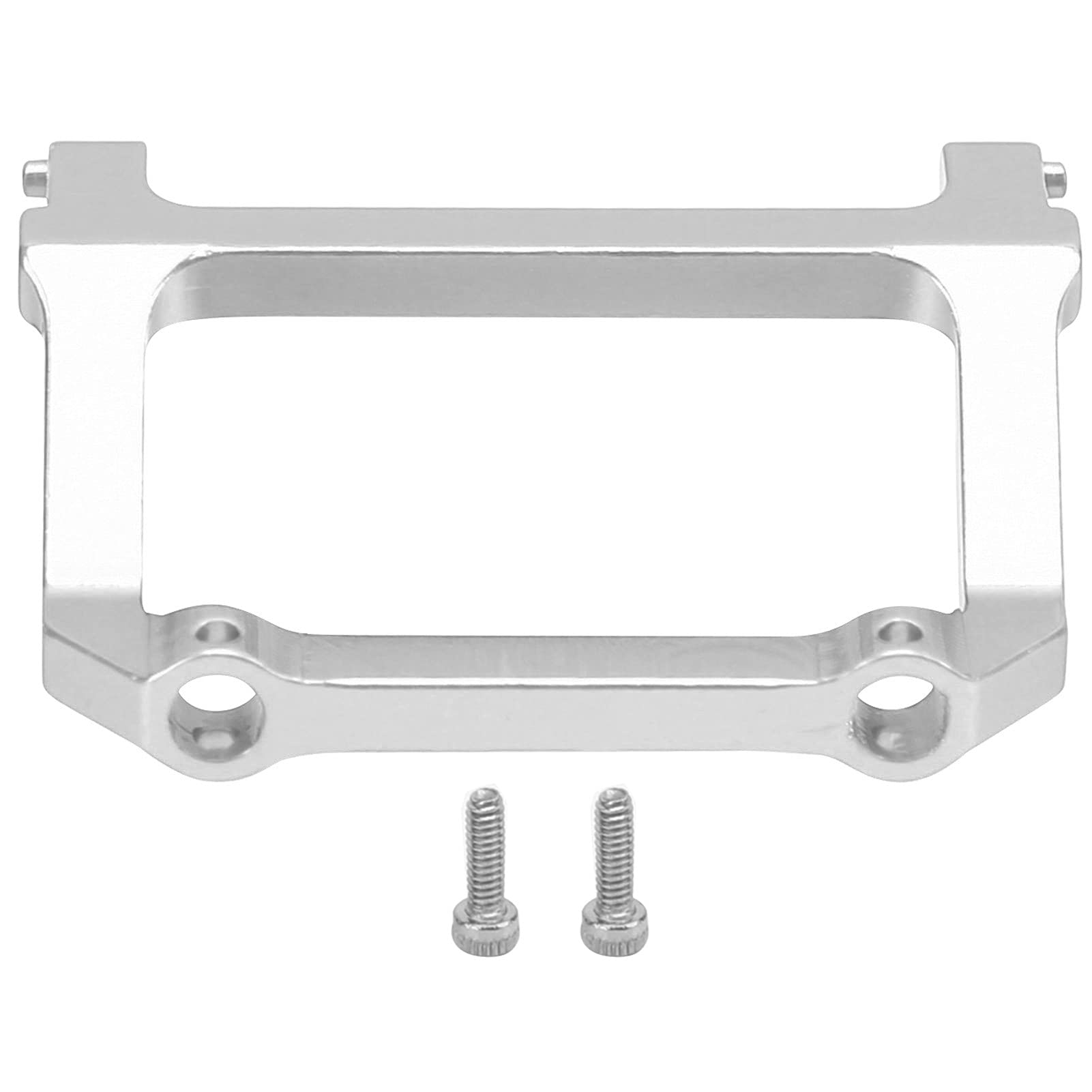 High-Quality Aluminum Alloy RC Front Bumper Mount for Axial SCX24 C10 1/24 Scale RC Car - Silver Upgrade Part - Durable Off-Road Accessory for Crawler & Trail Driving
