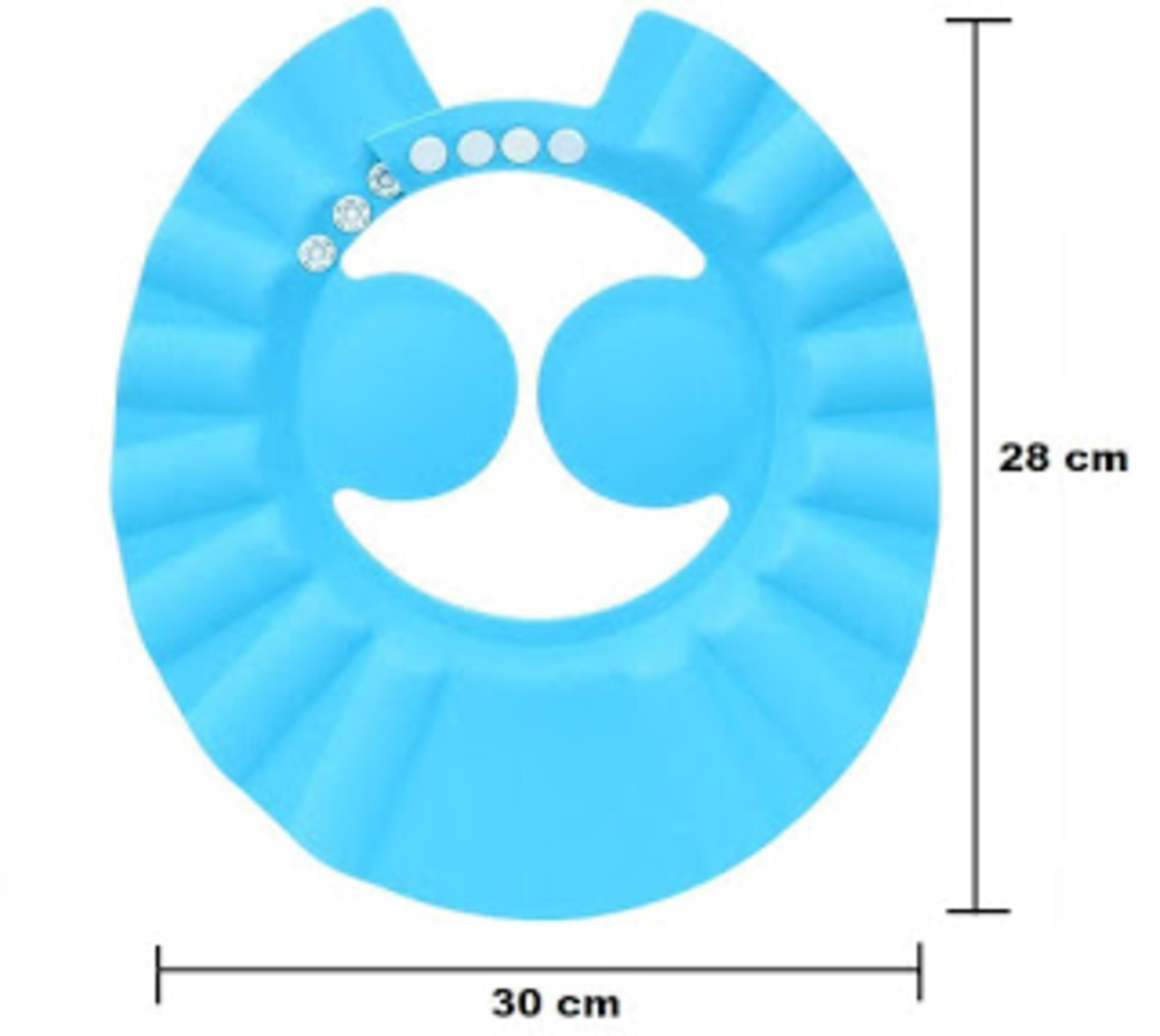 KARMBHUVI Baby Shower Cap - Newborn Bathing Hat with Hair, Eye & Ear Protection - Soft Washable Infant Bath Cap for Safe Shower Time - Perfect for Newborns, Infants and Toddlers During Bath Time & Hair Wash