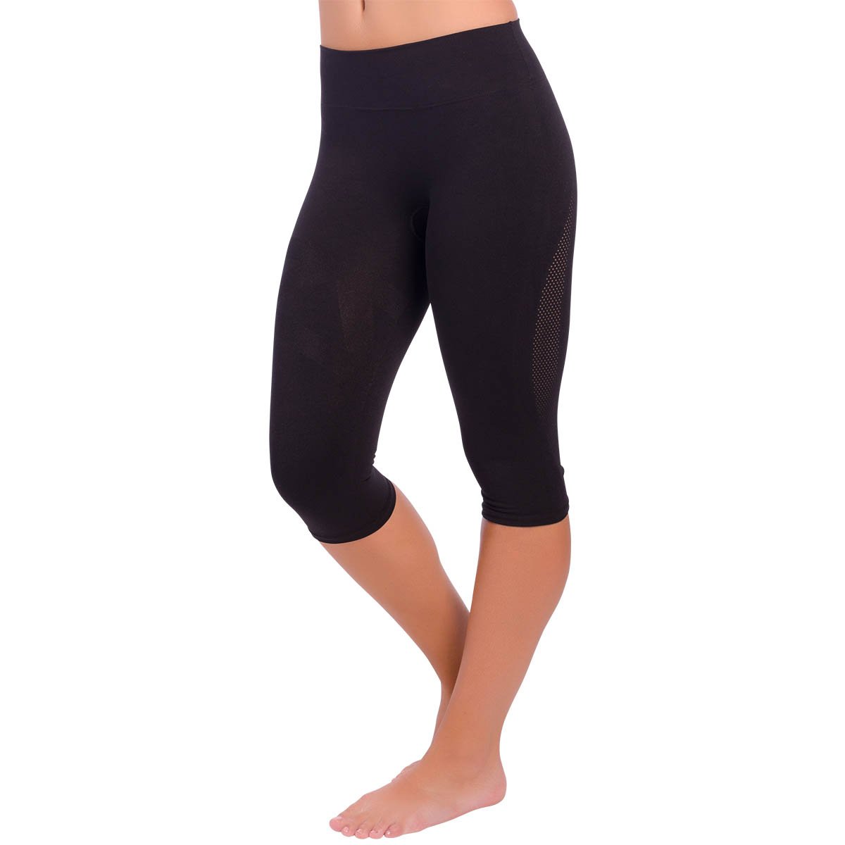 Zensah High Waisted Capris - Women's Compression 3/4 Tights for Running, Yoga & Workout | High Rise Compression Pants for Athletic Performance & Fitness Training | Perfect for Gym, Jogging & Active Lifestyle