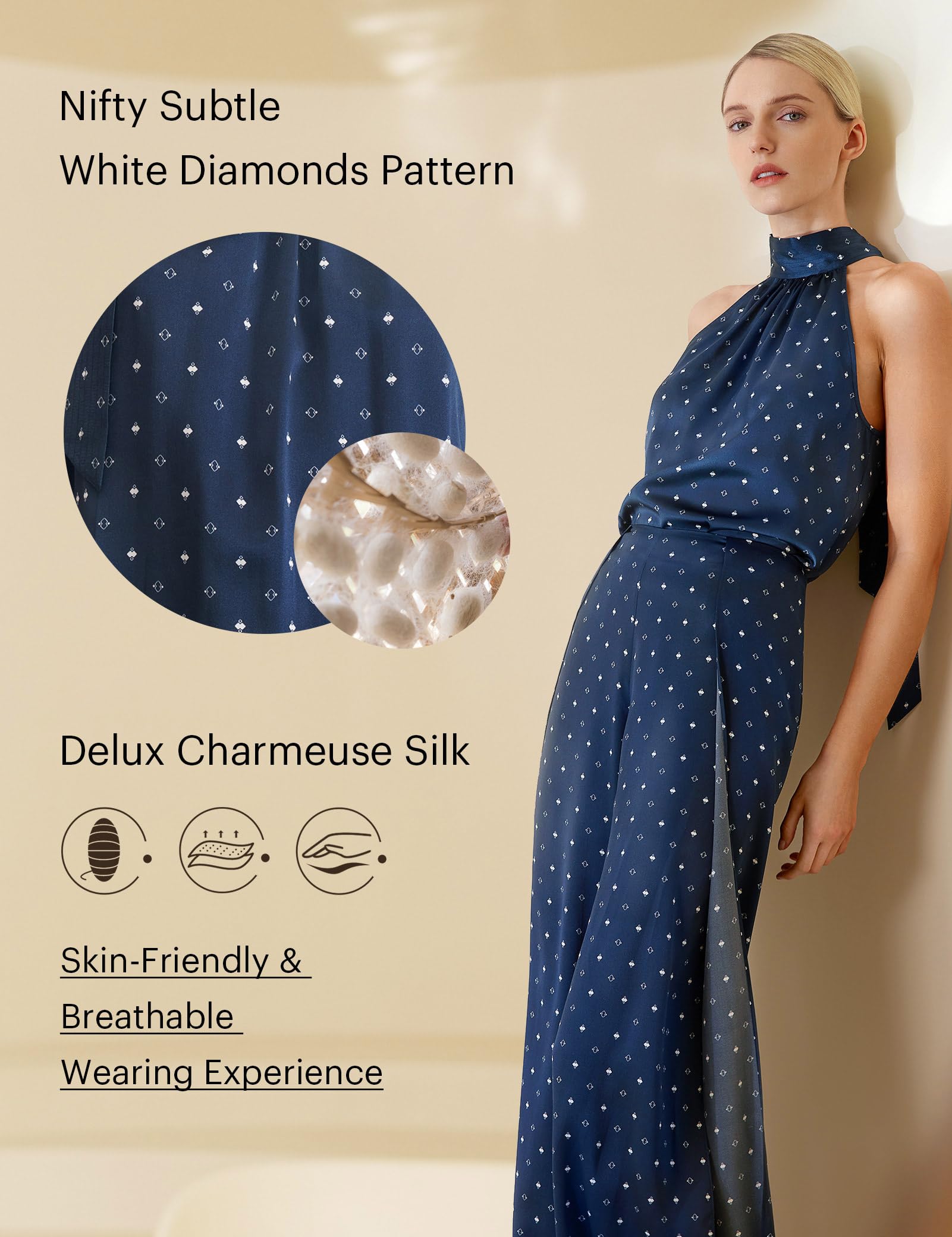 LilySilk Women's Silk Blouse - Charmeuse Sleeveless Shirt Top for Spring & Summer | Elegant Office Wear & Casual Outfits