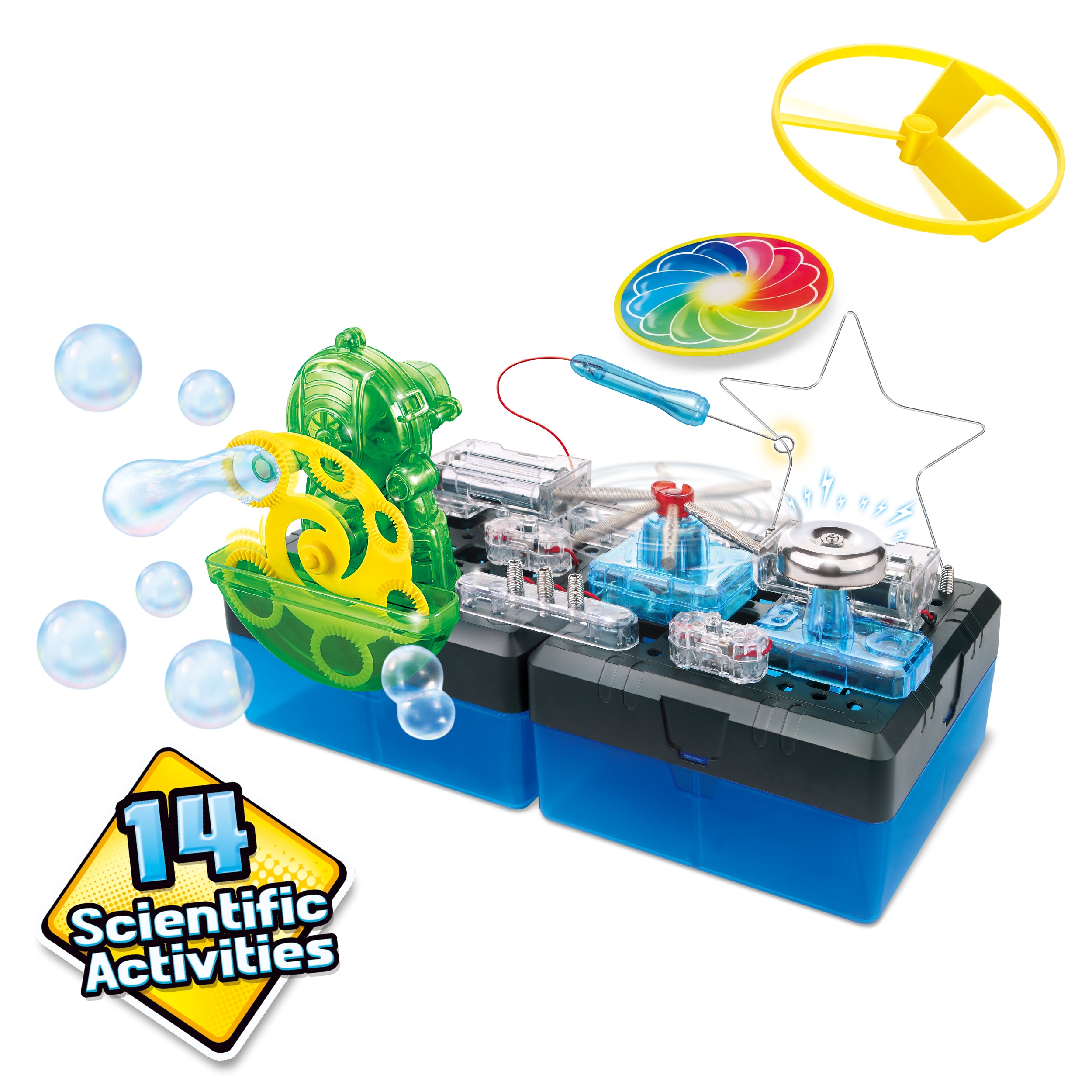 Explore Science 14-in-1 Electronic Circuit Kit - STEM Learning Toys for Kids | Fun Science Experiments & Educational Projects for Home & Classroom