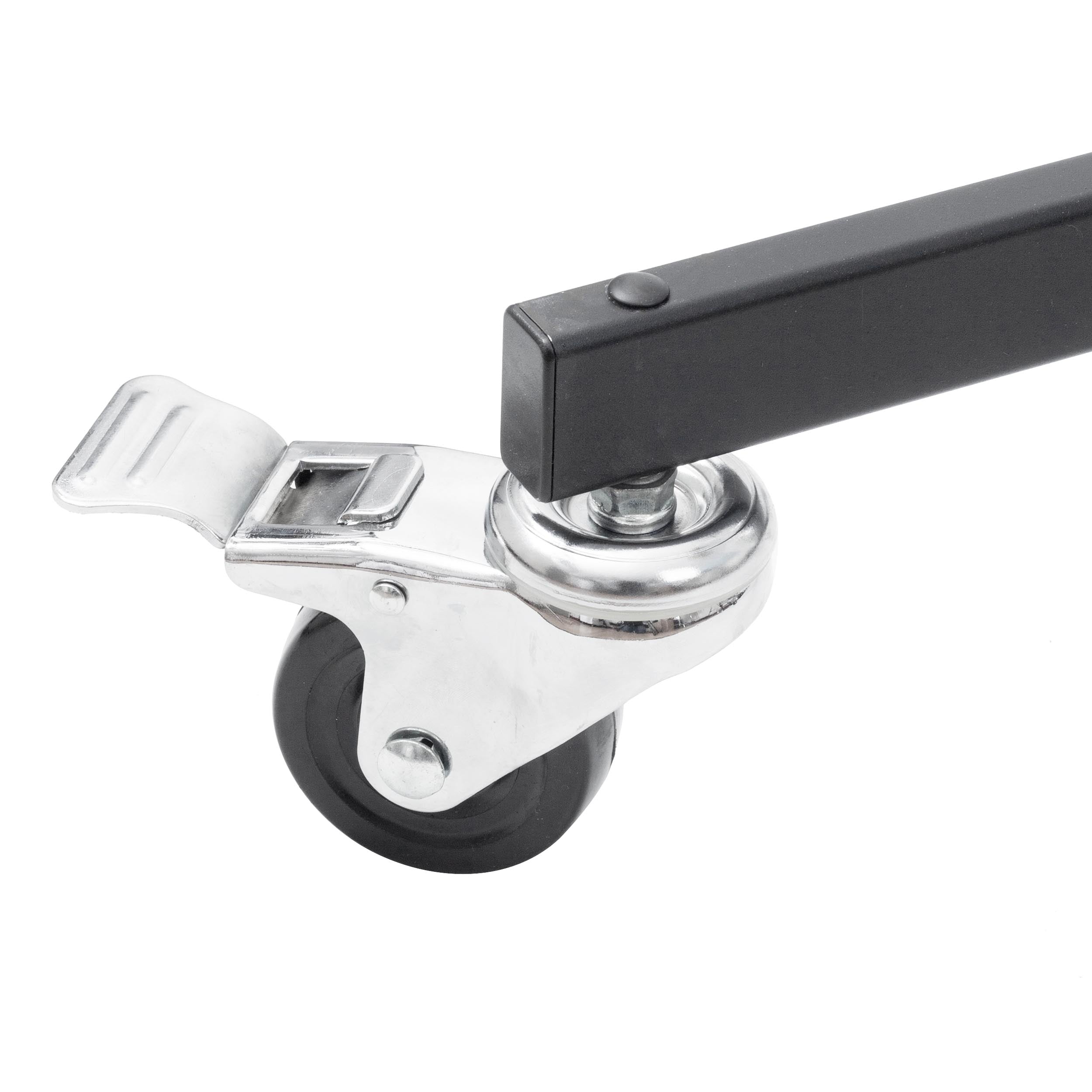80-120cm Adjustable Foldable Wheeled Low Boy Tube Stand with Junior Combo Head - Perfect for Kids' Photography, Studio Portraits & On-Location Shoots