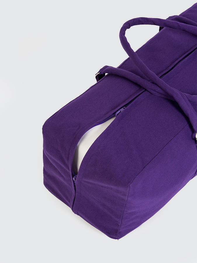 GOTS Certified Organic Cotton Yoga Bag - Eco-Friendly Yoga Equipment Storage for Studio & Travel - Perfect for Yoga Mats, Blocks, and Accessories