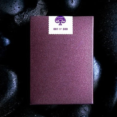 Premium Cherry Casino House Deck Playing Cards - Desert Inn Purple Design for Poker, Blackjack & Card Games - Perfect for Casino Nights, Game Nights & Magic Tricks