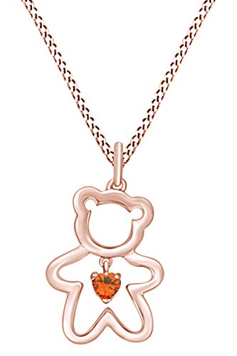 rose-gold-plated-silver : Citrine