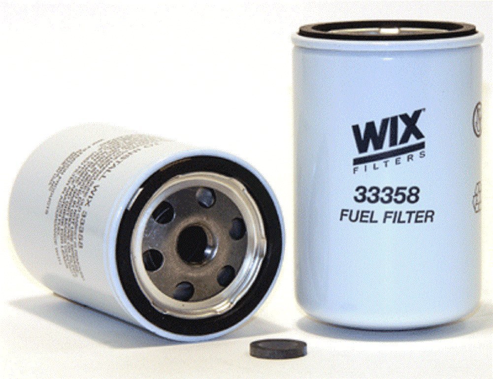 Wix 33358 Spin-On Fuel Filter - Pack of 12 | High Performance Replacement Fuel Filter for Diesel & Gas Engines | Ideal for Trucks, Tractors & Heavy Equipment Maintenance