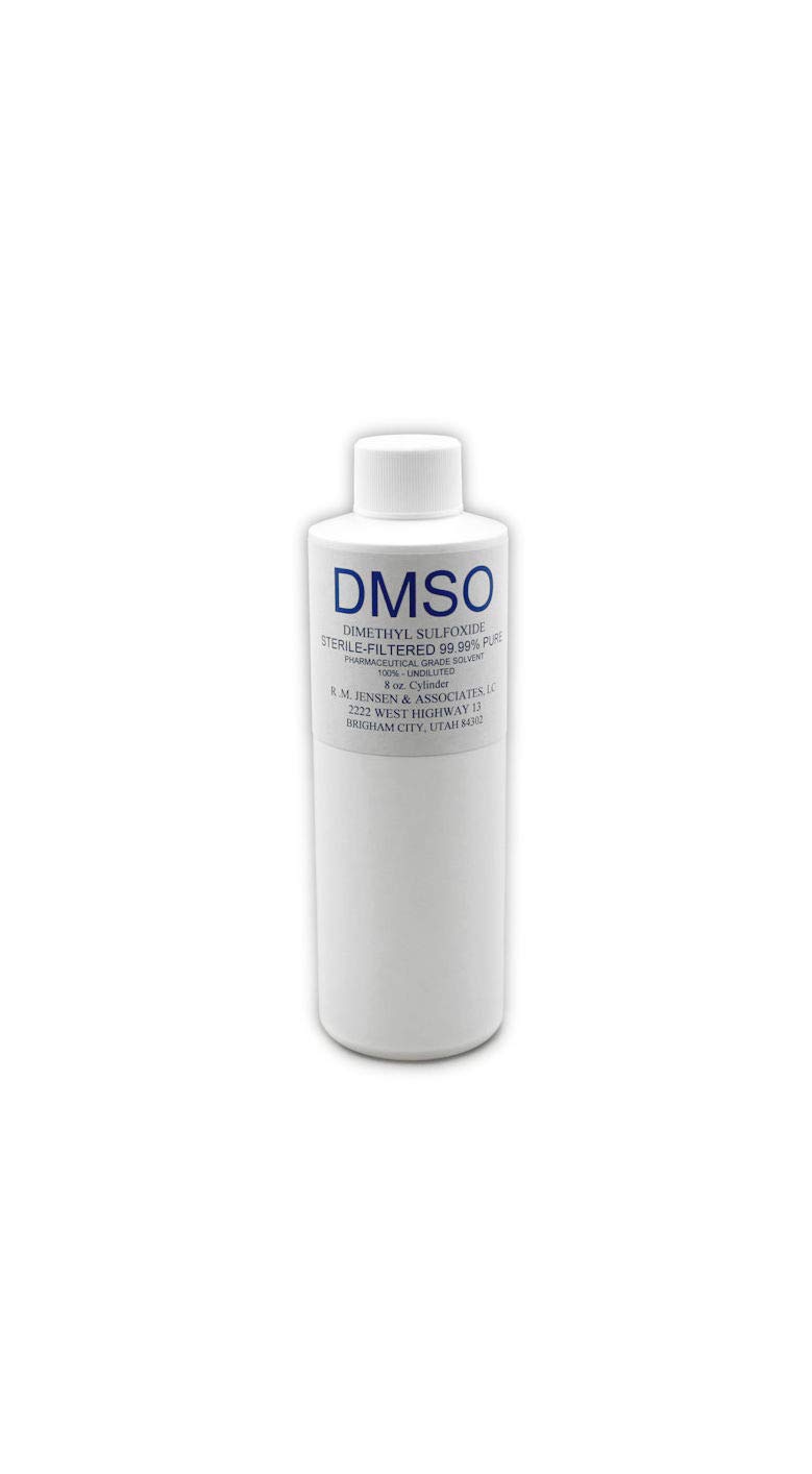 99.9999% Pure Sterile Filtered Pharmaceutical Grade DMSO Liquid - 8 oz Bottle for Pain Relief, Arthritis Treatment & Laboratory Use