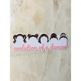 Denali & Co Dance Stickers - Fun & Colorful Vinyl Decals for Dance Studios, Water Bottles, Laptops & More