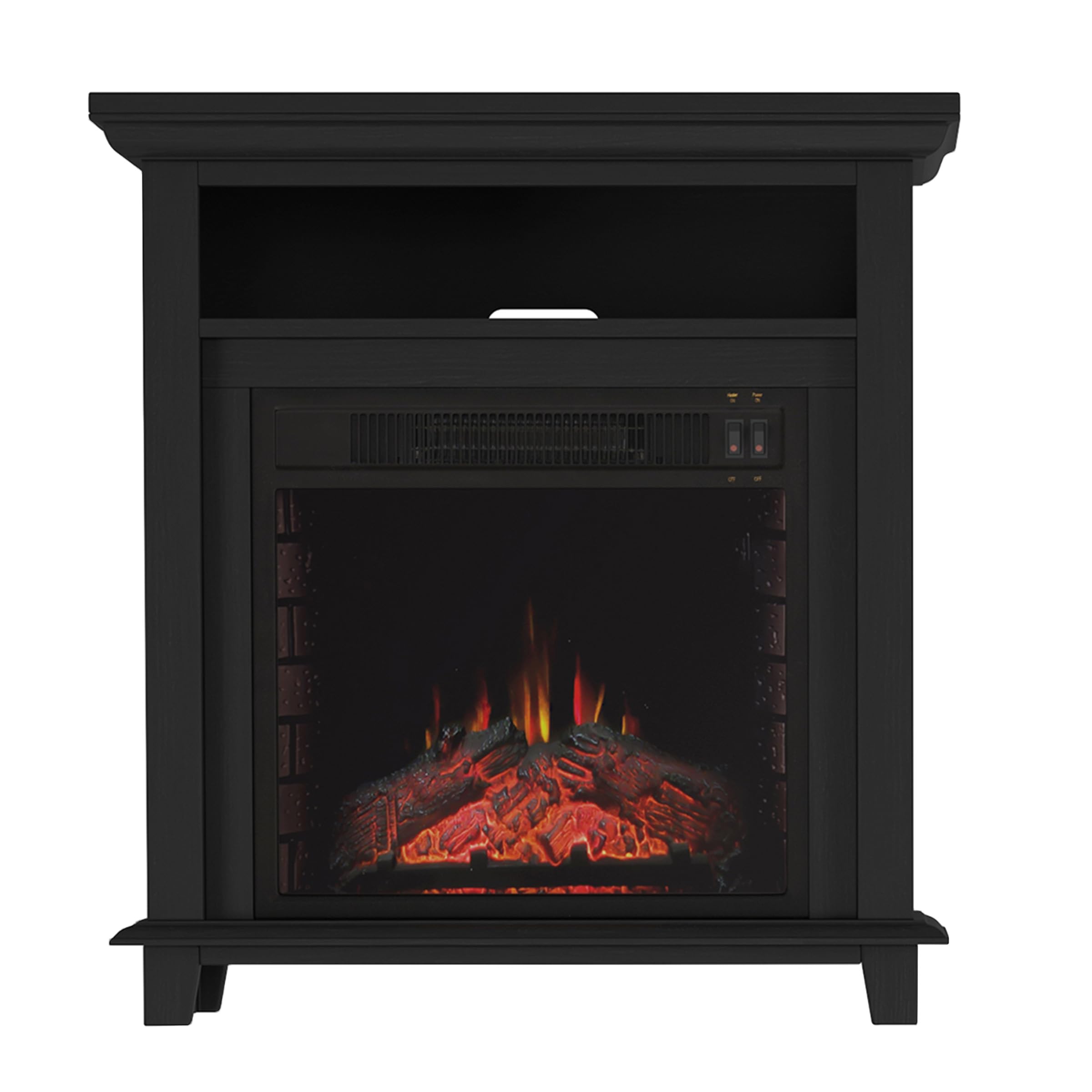 27 Inch Electric Fireplace TV Stand for 32