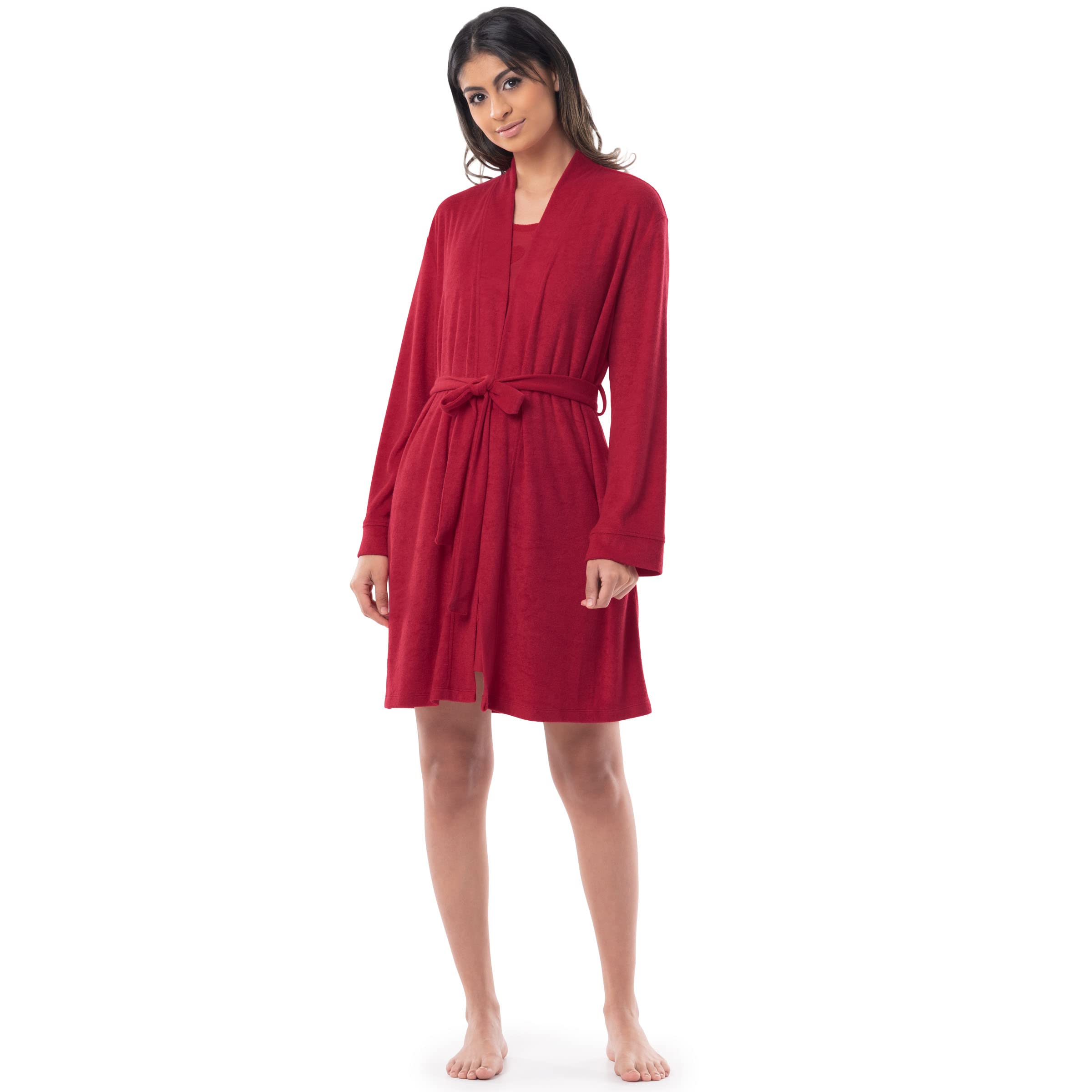 Fruit of the Loom Women's Beyondsoft Sleepwear Set - Soft Sleep Chemise & Robe Comfy Nightwear for Lounge & Relaxation | Perfect for Bedtime, Spa Days & Cozy Evenings at Home