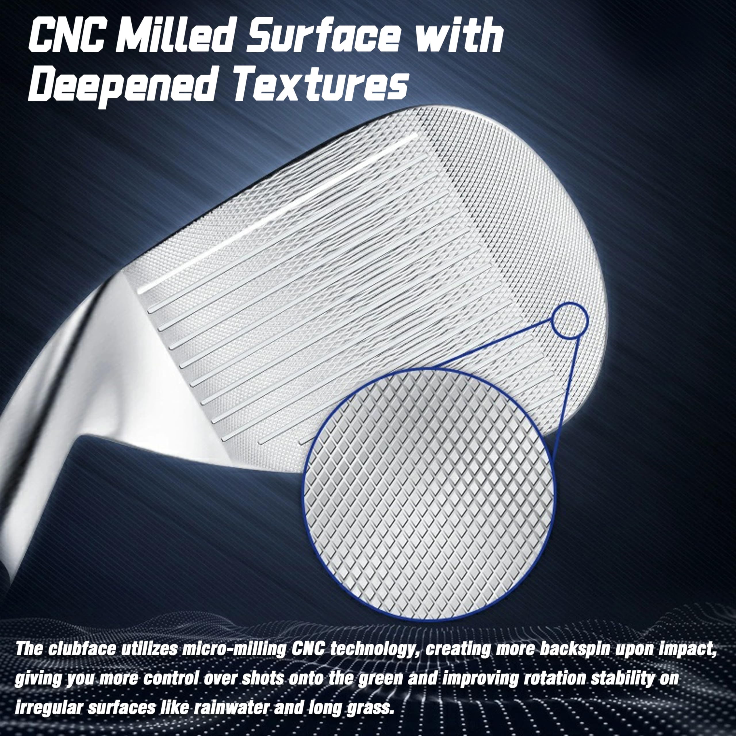 PGM Wedge - 72 Degree Premium Sand & Lob Wedge for Men & Women - CNC Textured Face - Bunker Escape & Short Game Golf Club - Perfect for Greenside Shots, Bunker Play & Saving Strokes