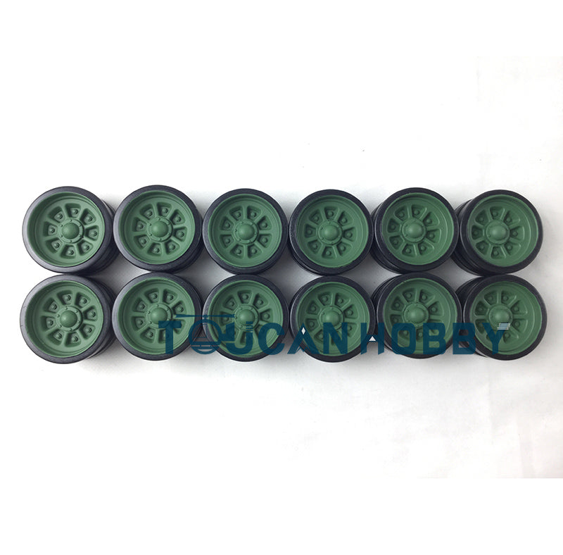 1:16 Scale Henglong RC Tank Model Plastic Road Wheels, Idlers, Sprockets & Tracks for ZTZ-99/99A & 3899/3899A - DIY Replacement Parts for Tank Enthusiasts & Military Vehicle Collectors