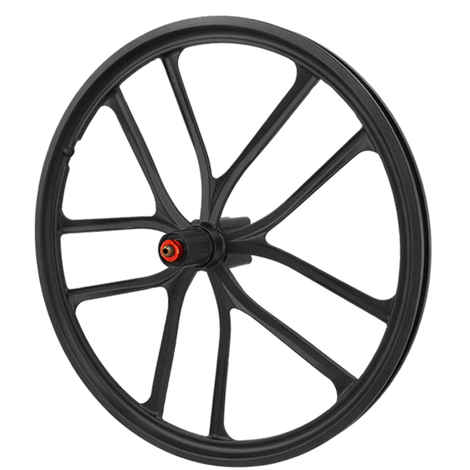 20 Inch Mountain Bike Wheelset - Lightweight Magnesium Alloy Rims with Quick Release & Disc Brake Compatible - Perfect for Trail Riding, Commuting and Off-Road Cycling