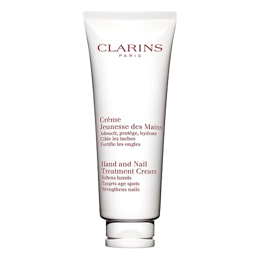 Clarins Hand & Nail Treatment Cream 100ml - Moisturizing & Nourishing for Dry Hands & Cuticles - Perfect for Daily Skincare Routine & Winter Care