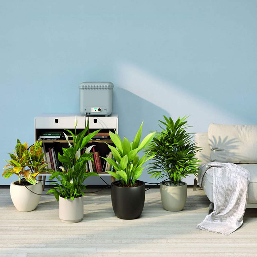 Claber OASIS EVOLUTION 8054 Automatic Indoor Plant Watering System - 25L Capacity, LCD Display, No Power Needed - Perfect for Vacation Home & Indoor Plants Care