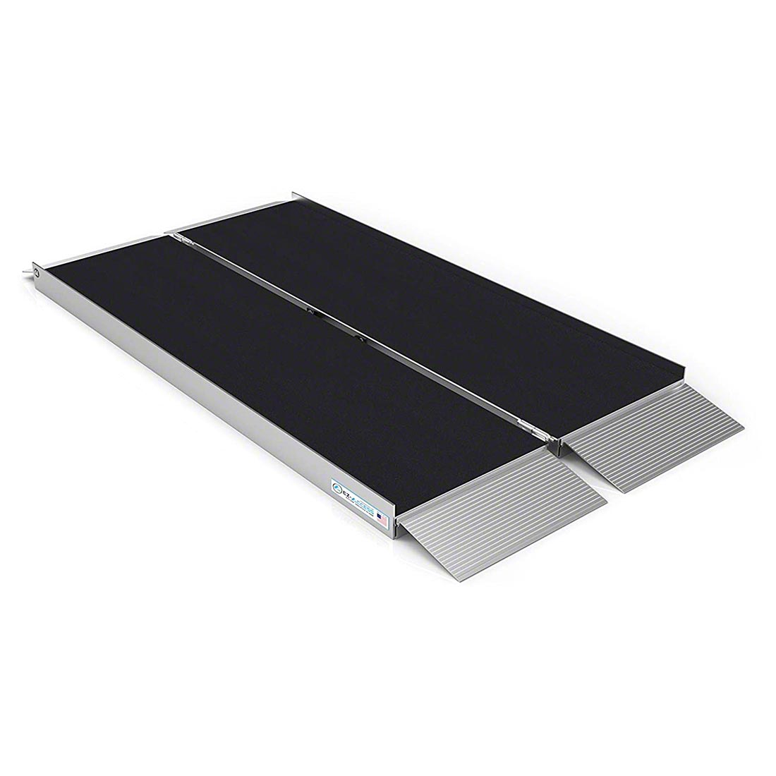 EZ Access Suitcase® Singlefold AS Portable Wheelchair Ramp - Lightweight Aluminum Folding Ramp for Home, Vehicles & Mobility Access - Black (Ideal for Wheelchairs, Scooters & Walkers)