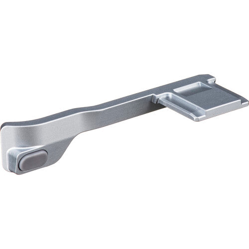 FUJIFILM X-E4 Thumb Rest Grip - Silver Metal Accessory for Improved Camera Handling | Perfect for Street Photography & Travel Shooting