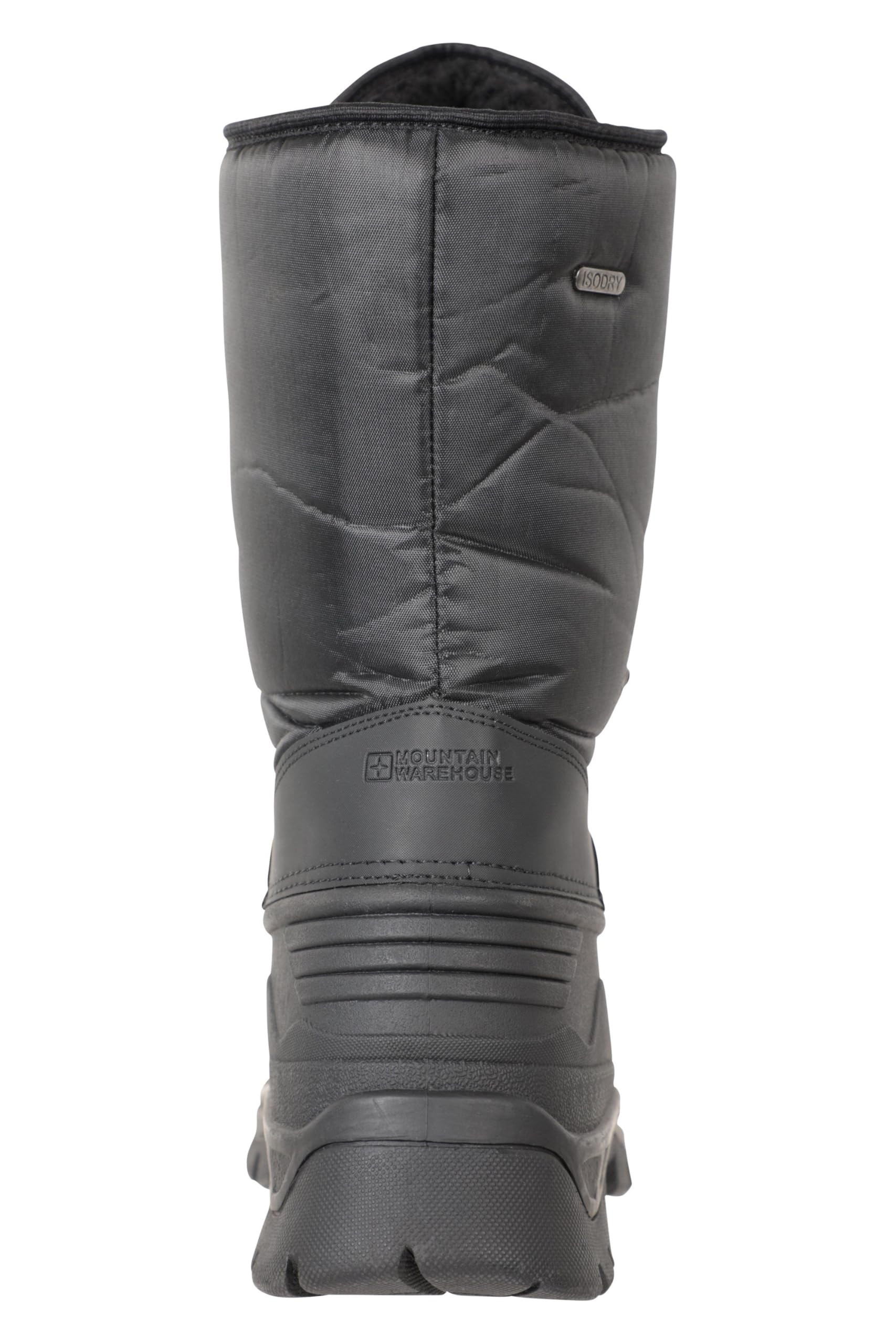 Mountain Warehouse Men's Plough Snow Boots - Waterproof Winter Boots for Hiking, Snowshoeing & Outdoor Adventures