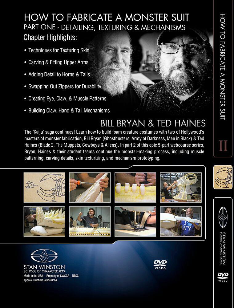 Stan Winston Studio How to Fabricate a Monster Suit DVD - Professional Special Effects Tutorial for Halloween Costumes & Movie Props Making