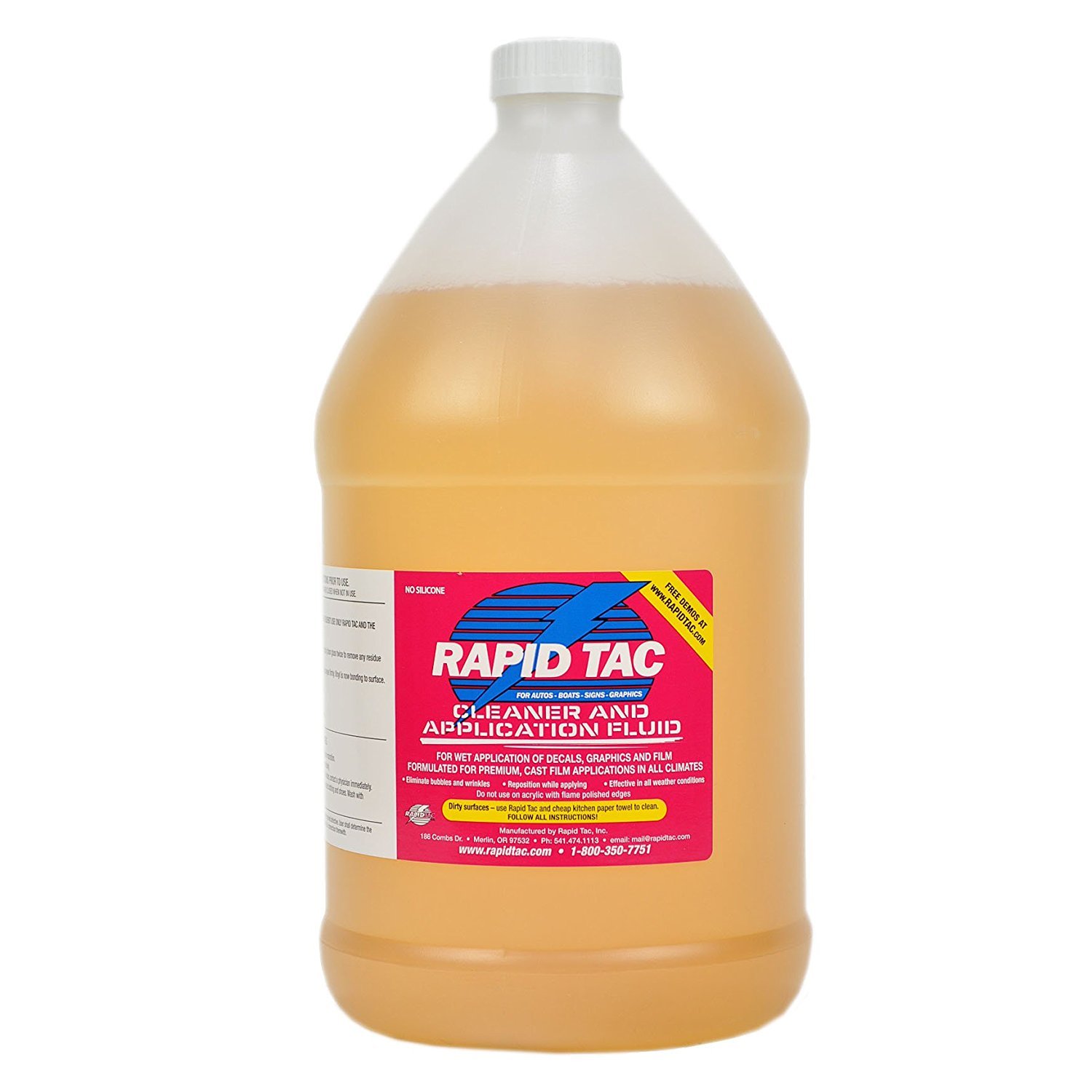 RapidTac RT-11281-5 Vinyl Wrap Application Fluid - Premium Solution for Decals, Stickers & Graphics - Perfect for Car Wraps, Signage & DIY Projects