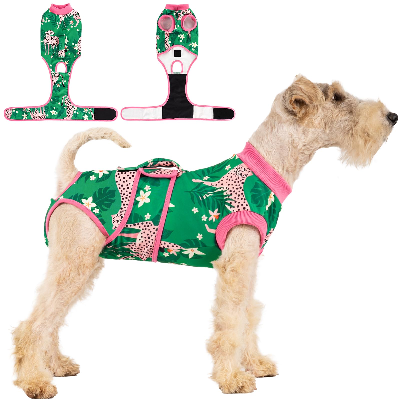 Post-Surgery Recovery Suit for Dogs - Soft & Breathable Dog Onesie for Spay/Neuter, Alternative to E-Collar & Cone - Anti-Licking Protective Wear for Small, Medium & Large Dogs - Perfect for Post-Op Care & Wound Healing