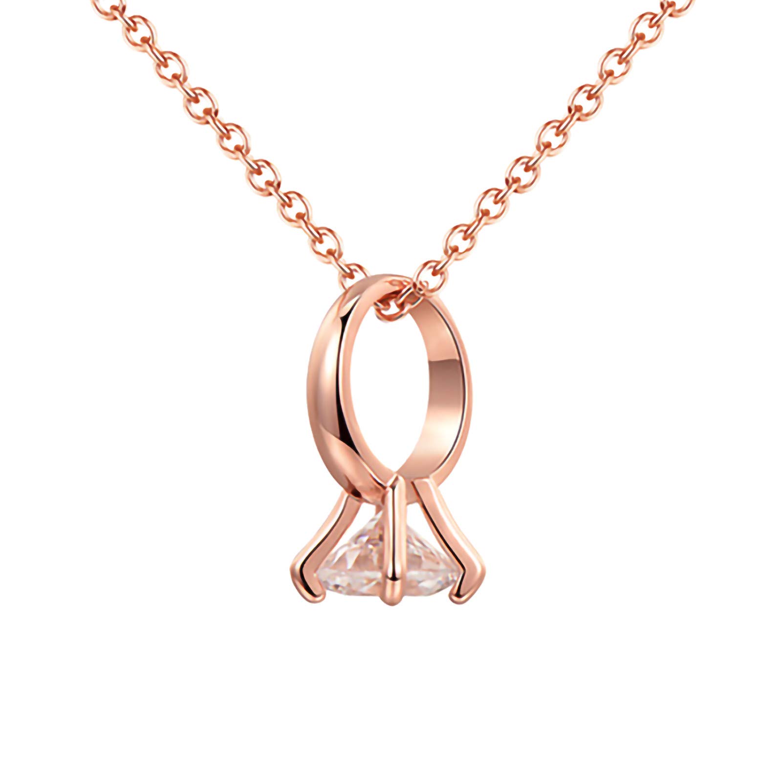 Vehpro Luxury Zircon Clavicle Necklace for Women - Elegant Long Chain Pendant with Matching Bracelet - Perfect for Weddings, Parties & Special Occasions (Gold, One Size)