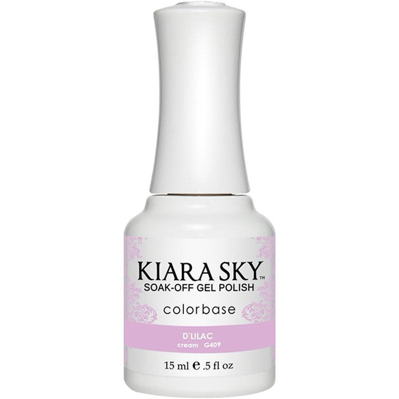 Gel Polish G409 DLilac - Long-Lasting Nail Polish for Salon & DIY Manicures at Home