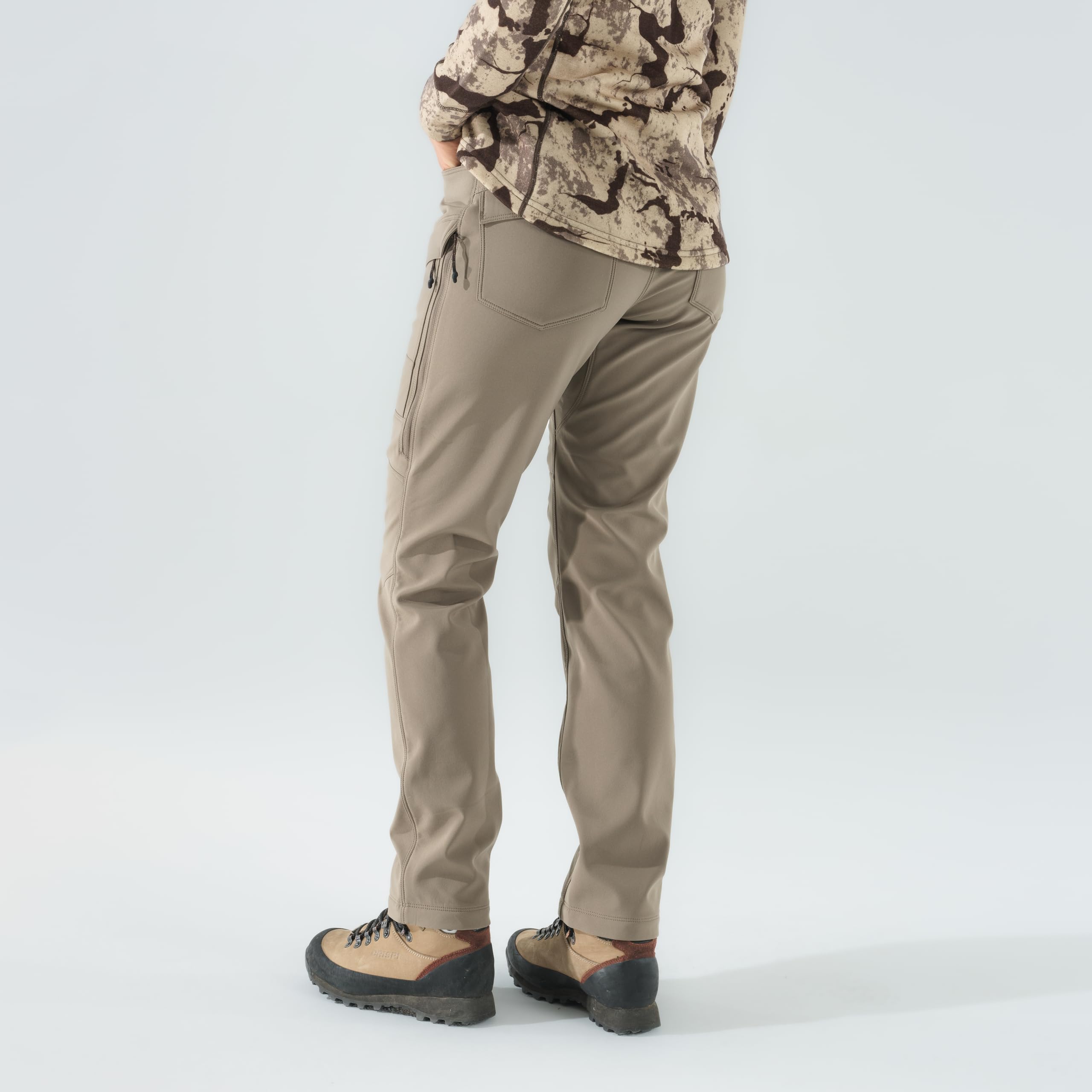 First Lite Women's 308 Stretch Camo Hunting Pants with Hip Vents - Lightweight Water-Resistant Outdoor Pants for Hiking, Camping & Hunting Adventures