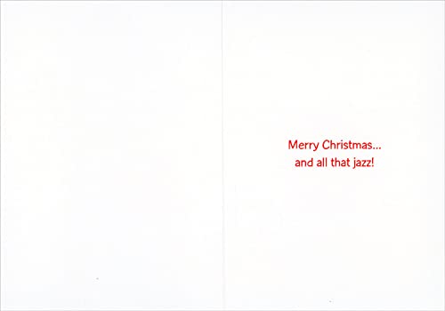 Northern Exposure Puppy Wearing Earbuds & Santa Hat - Box of 12 Adorable Christmas Greeting Cards | Perfect for Holiday Gifts, Party Invitations & Festive Greetings