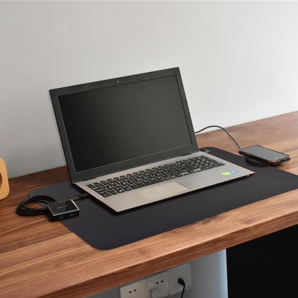 Premium PU Leather Mouse Pad - Large 23.6