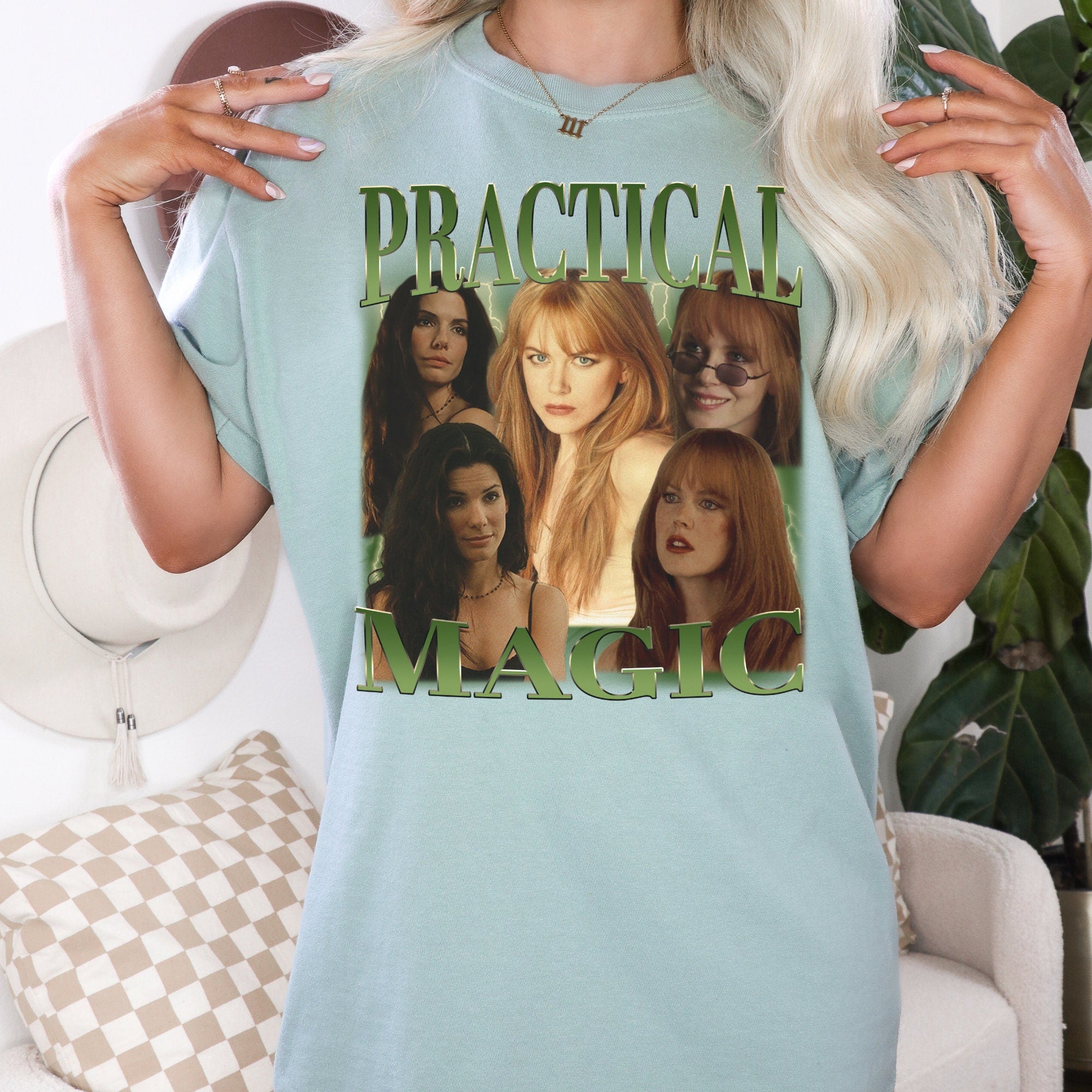Practical Magic Movie Inspired Shirt - Owen's Sisters Witchy T-Shirt for Women - Basic Witch Aesthetic Top - Perfect for Halloween, Witchy Vibes & Movie Nights