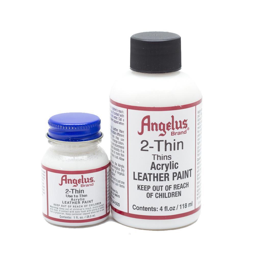 Angelus 2 Thin Paint Thinner & Additive - Professional Leather & Shoe Paint Thinner for Custom Sneakers, Boots, and Accessories - Perfect for DIY Shoe Customization & Leather Repair Projects