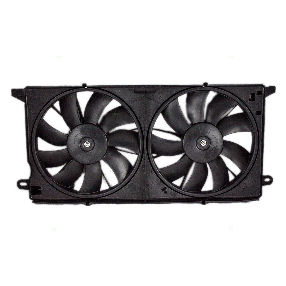Brock Replacement Dual Cooling Fan for 2000-2005 Cadillac DeVille & 2001-2003 Oldsmobile Aurora (Part# 12463003) - High Performance Engine Cooling Solution for Hot Weather Driving