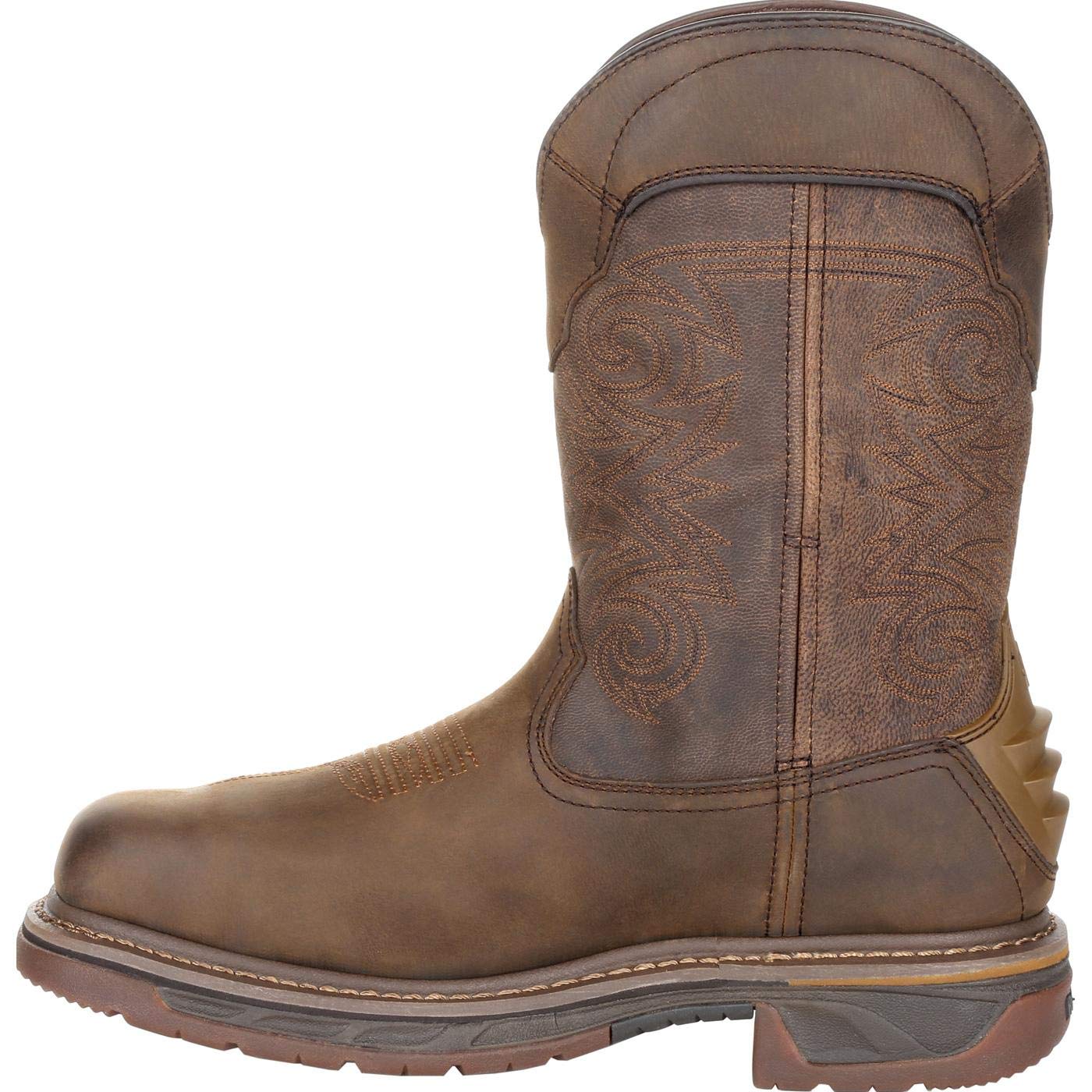 ROCKY Iron Skull Composite Toe Waterproof Western Work Boots for Men - Durable Safety Shoes for Construction, Ranch & Outdoor Work
