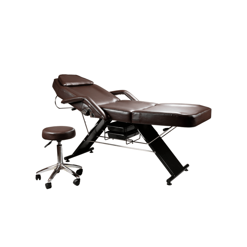 Luxury Fiori Deluxe Facial Bed - Professional Spa & Salon Massage Table for Facial Treatments, Skincare, and Beauty Services - Perfect for Home Spa, Estheticians, and Beauty Professionals