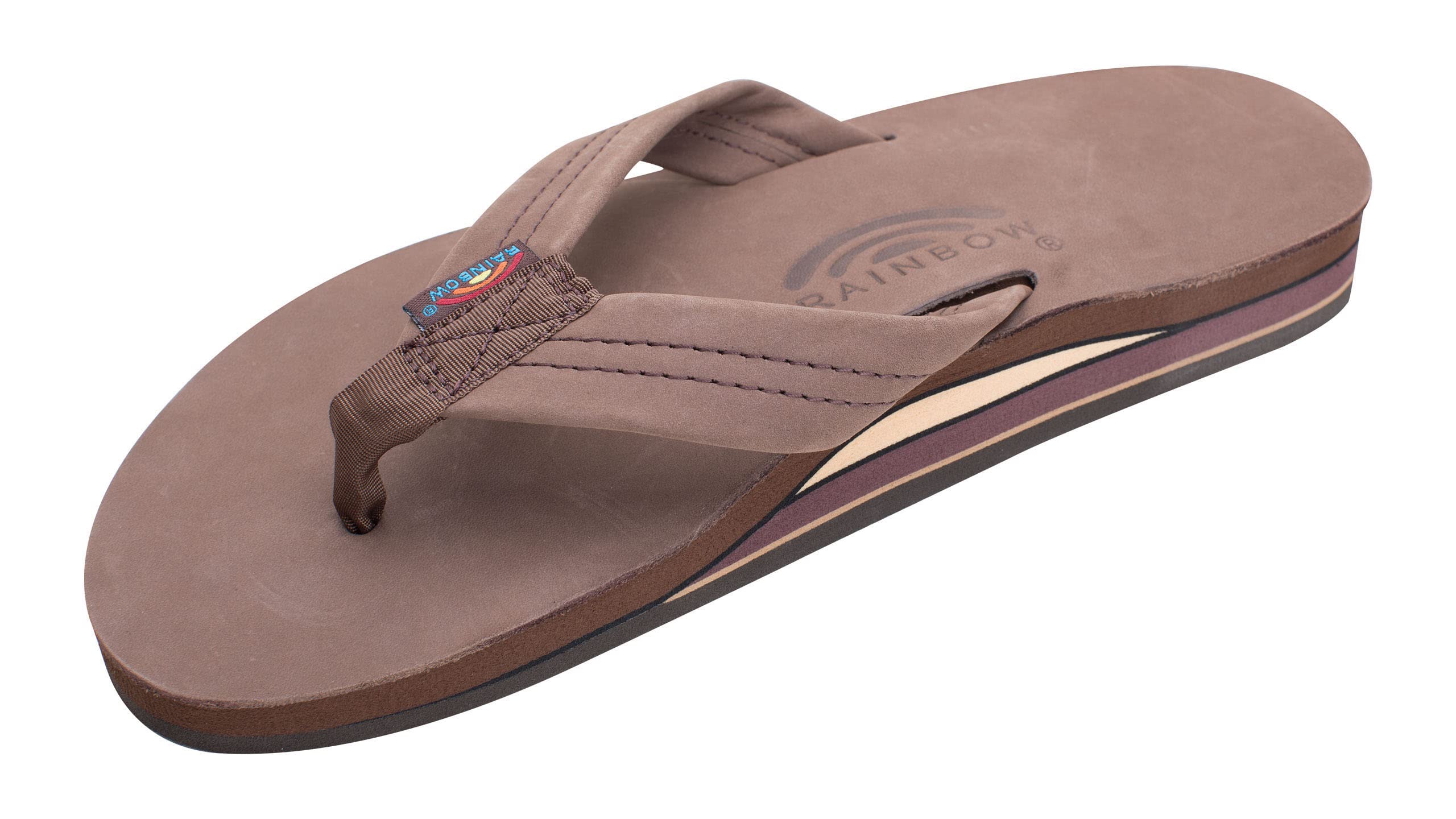 Rainbow Sandals Women's Double Layer Premier Leather Sandals with Arch Support - Comfortable & Stylish for Beach, Travel, and Everyday Wear