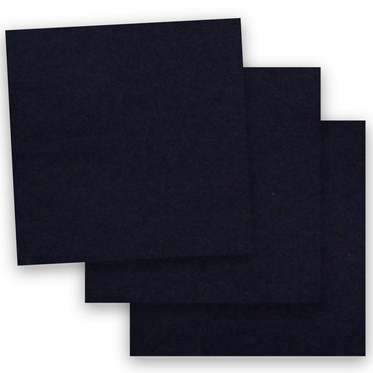 Premium 12x12 Black Midnight Cardstock Paper - 192lb Cover (520gsm) - 100 Sheets - Heavyweight Scrapbooking Paper for Card Making, DIY Crafts, and Invitations - Perfect for Wedding, Birthday, and Holiday Projects