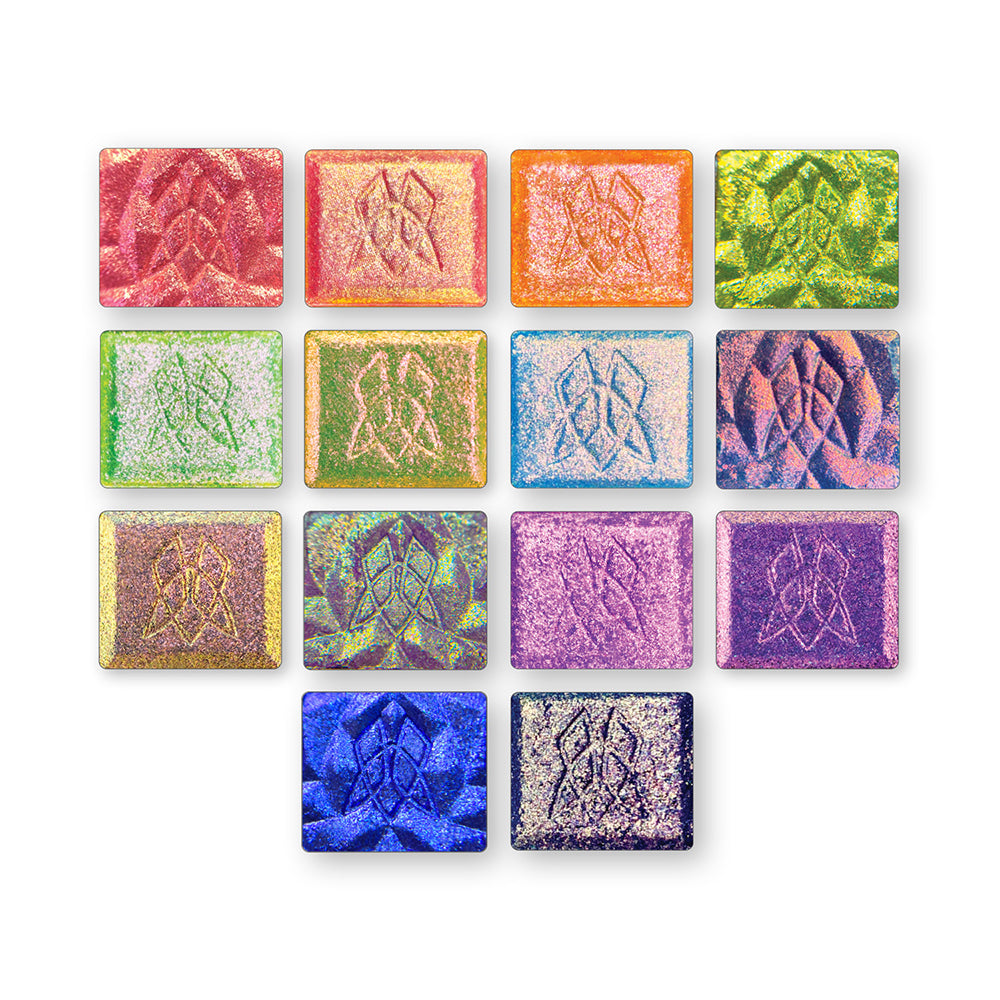 2025 Glitter Vibrant Bundle - 14-Piece Set for DIY Crafts, Party Decorations & Gift Wrapping