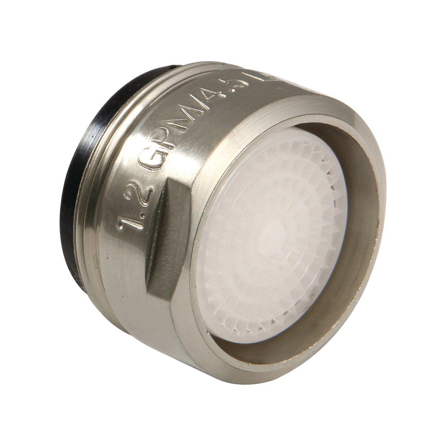 Cal Green Z12KBSA8798 1.2 GPM Brushed Nickel Male Aerator - Perfect for Kitchen & Bathroom Faucets, Water-Saving Solution for Homes