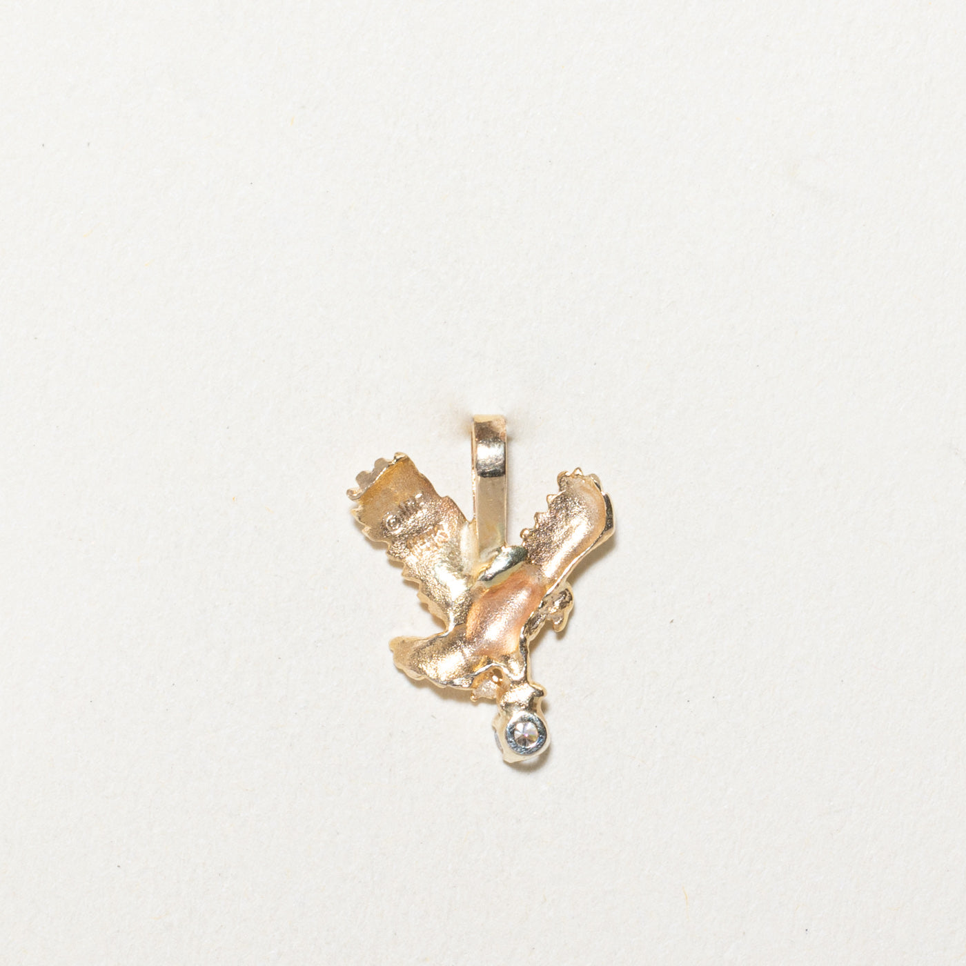 0.05ct Diamond Eagle Pendant Necklace - Elegant Jewelry Gift for Men & Women - Perfect for Weddings, Anniversaries, and Special Occasions